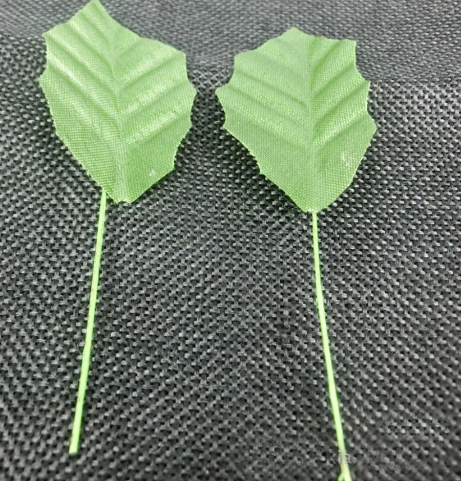 50pcs Artificial Leaf Leaves Flower Bouquet Garland Wreath Cap Decoration Craft