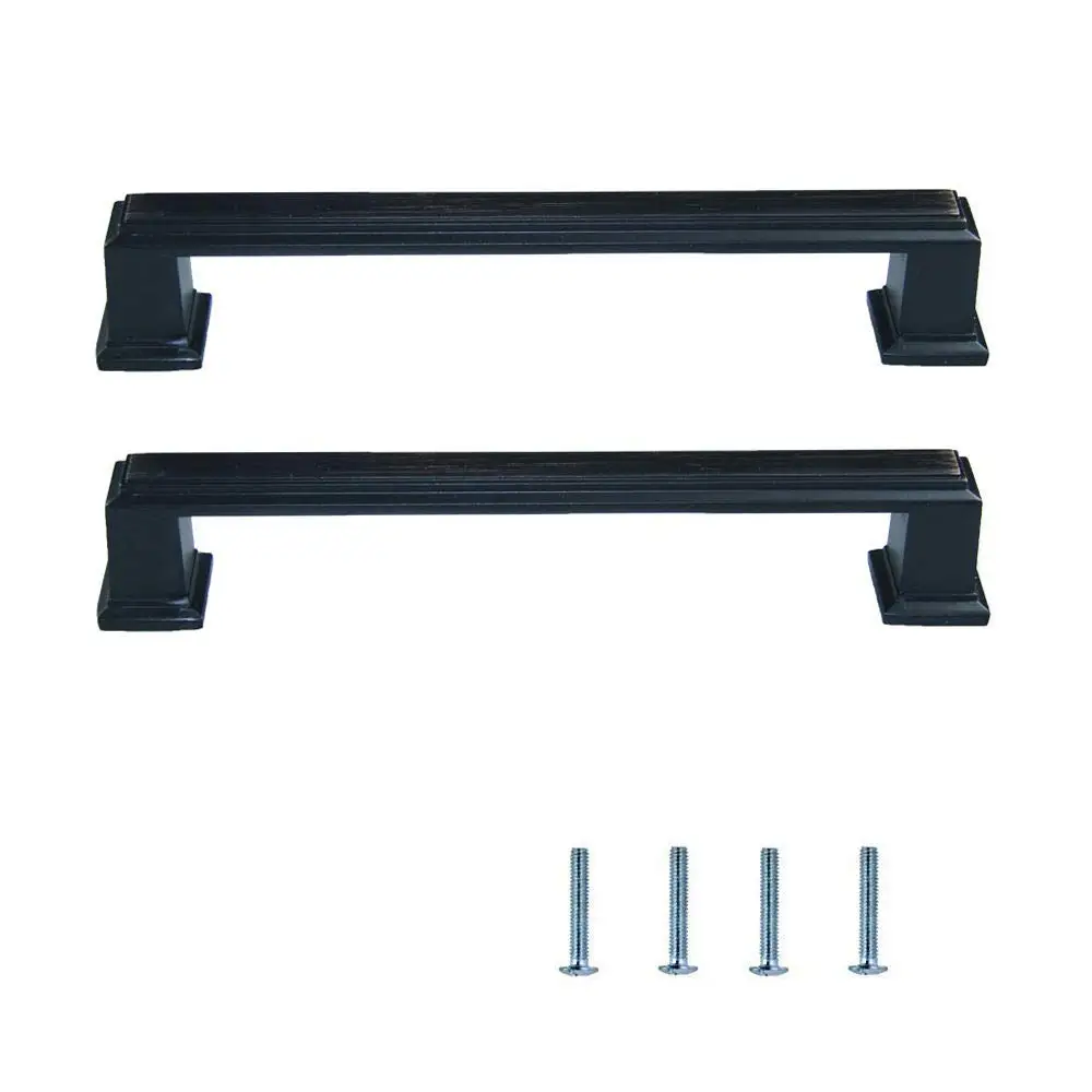 

LWZH Cabinet Hardware Handle Pull 2-Pack Oil Rubbed Bronze Arch Handle for Cupboard Furniture Closet Drawer Kitchen with Screws