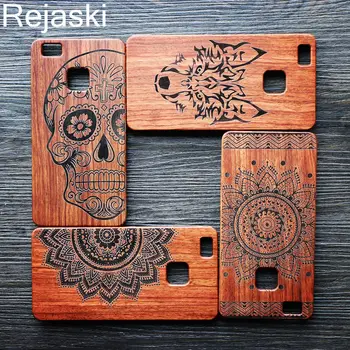 

Luxury Bamboo Wood Phone Case For Huawei P9 plus P9 Lite G9 P10 Plus Mate 9 Cover Wooden Genuine PC Back Hard Protective Totem