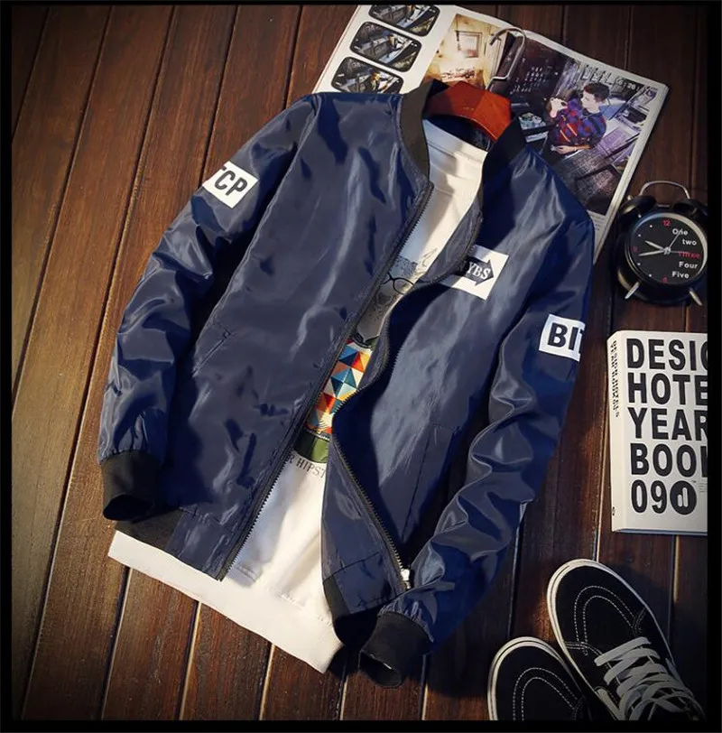 Flight Mens Bomber Jackets Patches New Streetwear Drop ship discount Jacket Patch Male fashion breathable slim top clothes Flight Mens Bomber Jackets Patches New Streetwear Drop ship discount Jacket Patch Male fashion breathable slim top clothes