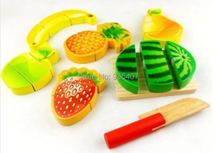 

New wooden toy Wooden toys fruit baby toy free shipping