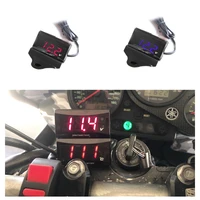 ZS MOTOS koсветодио дный so светодиодный цифровой дисплей мотоцикл мини Напряжение вольтметр Вольт тестер панель для DC 12 В в мотоциклы транспортных средств