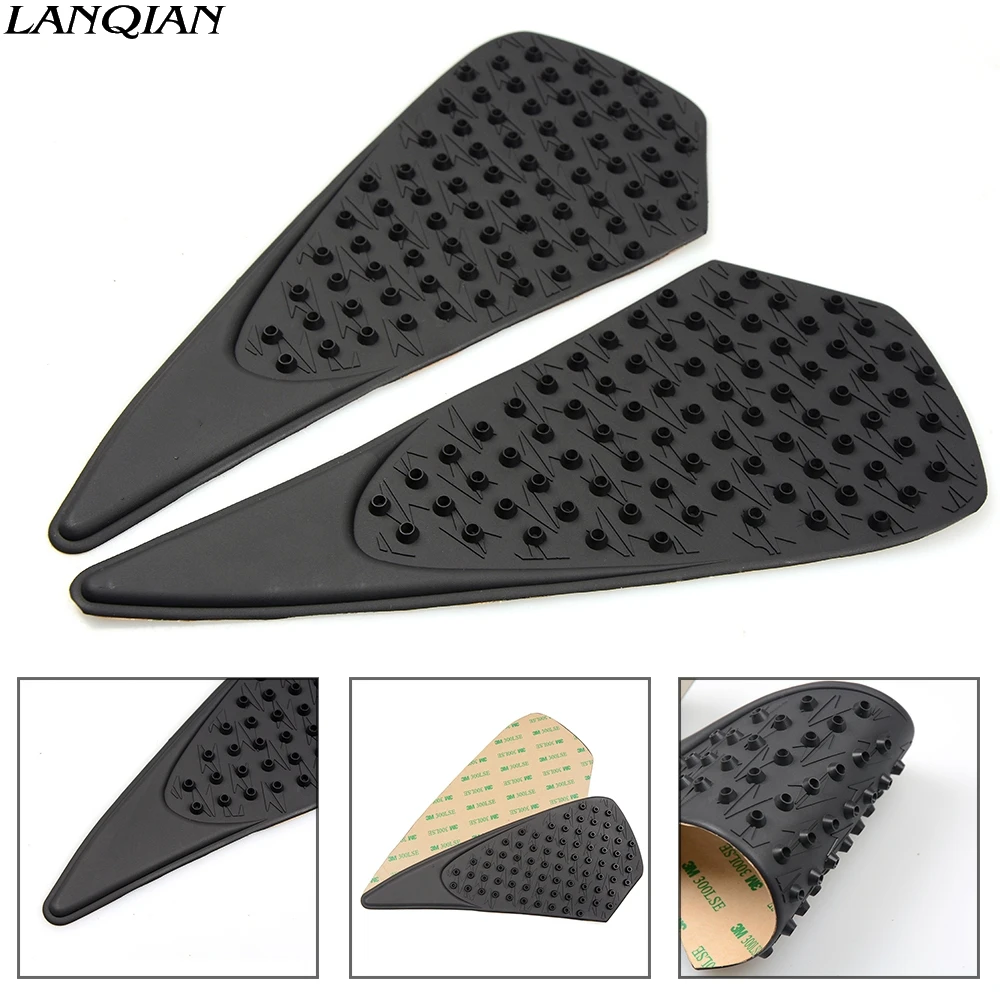 

Motorcycle Tank Sticker Anti Slip Pad Gas Knee Protector Grip Traction Side Decal For Yamaha YZF R1 YZFR1 2004 2005 - 2007 2008