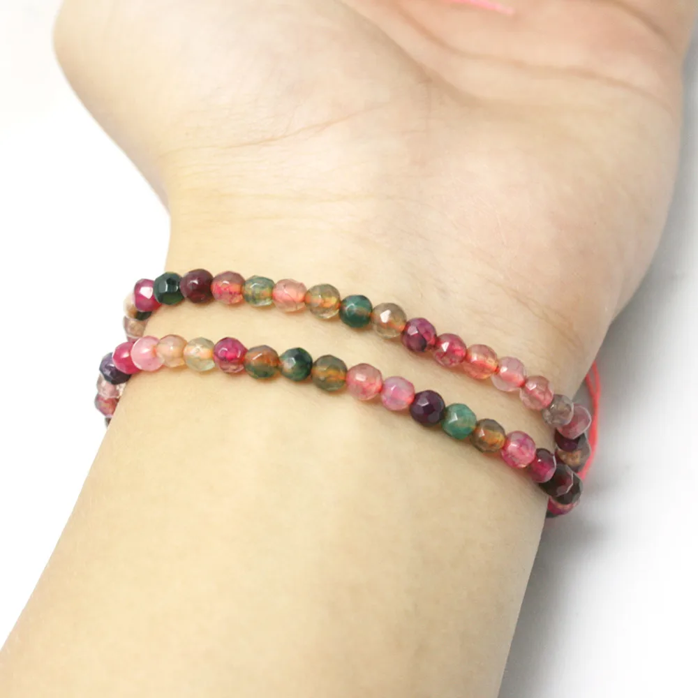 NiceBeads натуральный камень 4 мм 95 шт граненные драгоценные камни бусины 15 &quotвыбрать