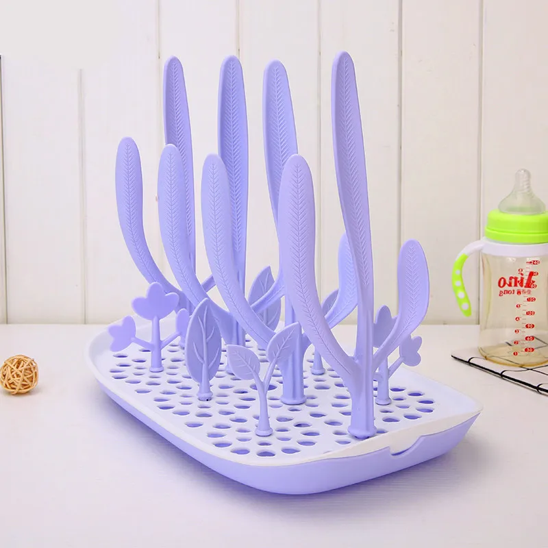 

Newborn Baby Multifunction Bottle Drying Rack Kids Tree Shape Storage Nipple Pacifier Feeding Cup Kid Detachable Bottle Cleaning