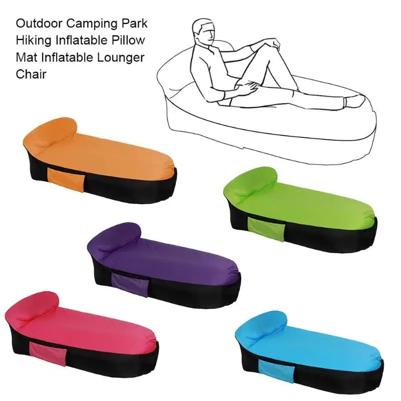 

Folding Inflatable Sofa Fast Inflatable lounger lazy bag sofa High Quality Outdoor Sleeping bag Relax Air Sofa bed bag air chai