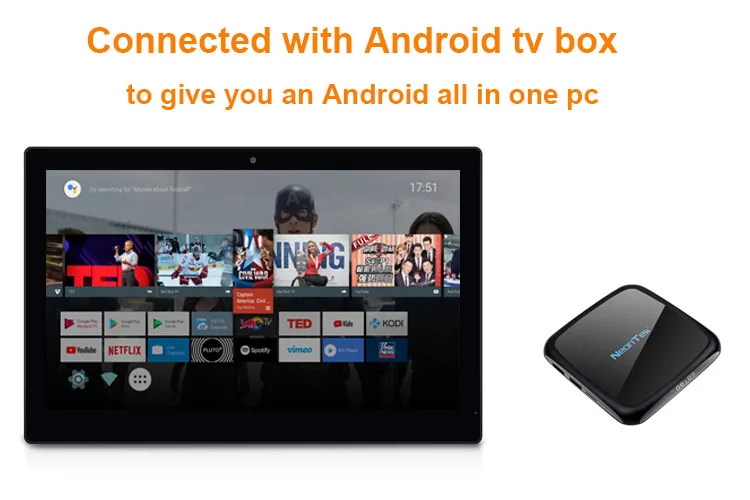 Connected with Android tv box
