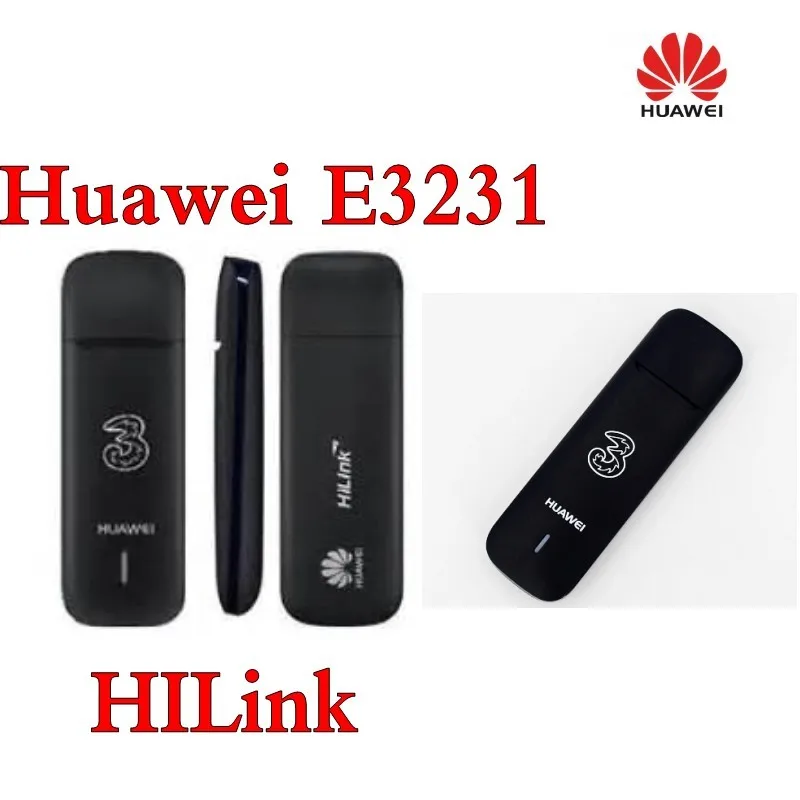 Лот из 10 шт. huawei E3231 USB модем HSDPA 21 Мбит новый бренд-черный