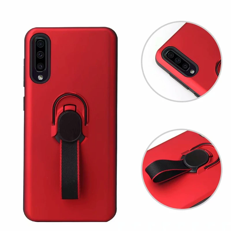 

For Samsung Galaxy A10 A20 A30 A40 A50 A70 Case Car Holder Magnetic Suction Ring Bracket Cover For M10 M20 M30 Rugged Armor Case