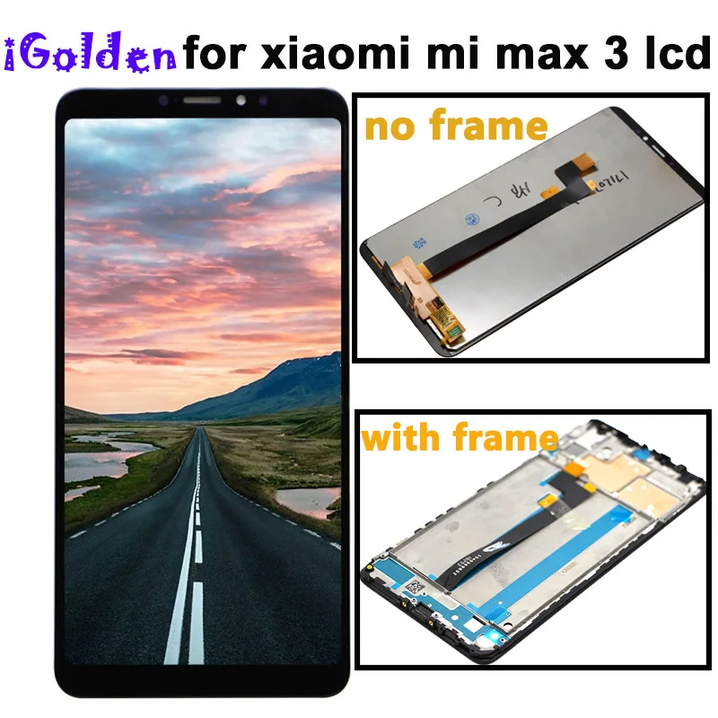 2160X1080 6," Xiaomi Mi Max 3 ЖК-дисплей+ сенсорный экран дигитайзер стеклянная панель Замена lcd для Xiaomi Mi Max 3 Max3 lcd