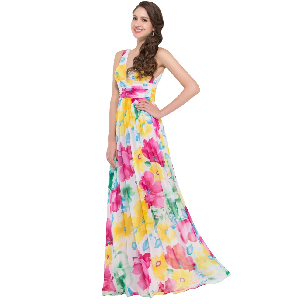 floral print long frock