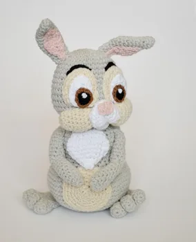 

crochet armigurumi rattle toy bunny model number 96