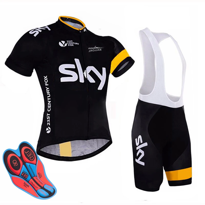 

2018 Cycling Jersey MTB Bike Clothing SKY Team Cycling Clothing Ropa Ciclismo Jerseys PRO Bicycle Wear Bike Clothes Sets