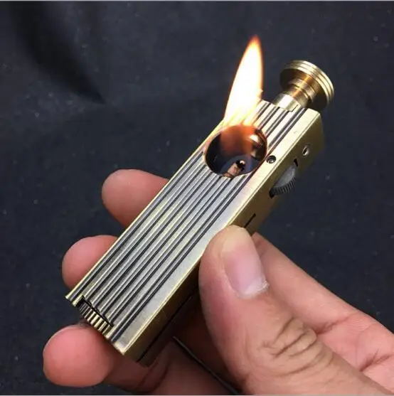 Керосиновая Зажигалка из чистой меди двусторонний огонь старый классический