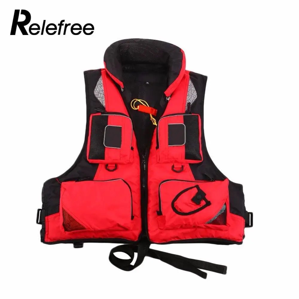 

Outdoor Unisex Adult Life Jacket L-XXL Fishing Safety Life Vest For Water Sport Drifting Boating Sailing Kayak Survival Swimwear