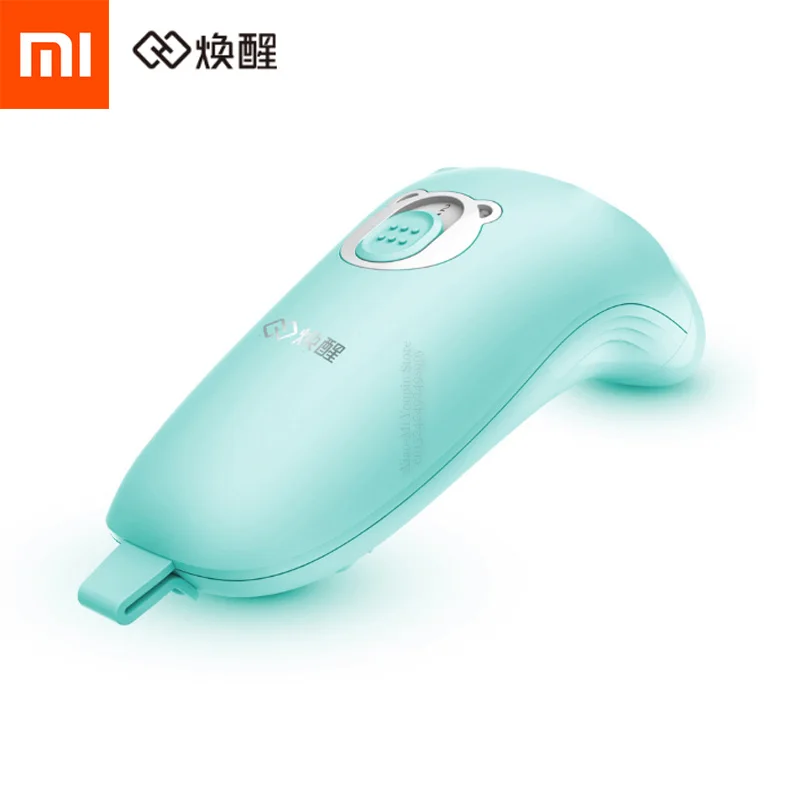 Blue Xiaomi Mijia HuanXing Детский Электрический Маникюрный триммер для ногтей безопасный низкий уровень шума ночной Светильник для детей - Цвет: Blue