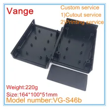 5 шт./лот коробка для проекта по изготовлению форм IP54 ABS пластиковый корпус чехол для устройство pcb оборудование 164*100*51 мм