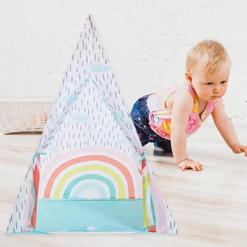 

Kids Outdoor Play Toy Indoor Sports Tent Colorful Portable Indoor Outdoor Play Tent Polyester Cloth Children House For Gift