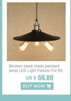 Элегантный черный подвесной светильник для кухонных огней шкаф гостиная/столовая/Американский короткий светлый подвесной светильник