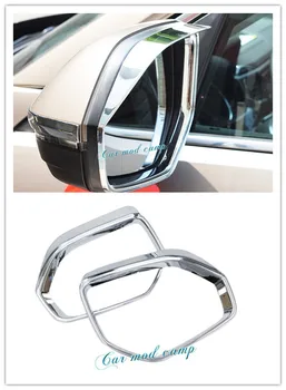 

Fashion! For VW Volkswagen Atlas 2017 ABS Chrome Rearview Mirror Eyebrow Cover Trim 2pcs Car Styling Accessories!!