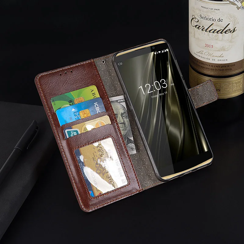 Чехол для Oukitel K7 роскошный флип чехол из искусственной кожи с бумажником 6 0 дюйма