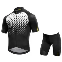 Mavic 2018 задействуя Джерси набор pro велокоманда одежда мужская кофта для велоспорта ropa ciclismo летом мотобайк, велосипед, велотренажер одежда