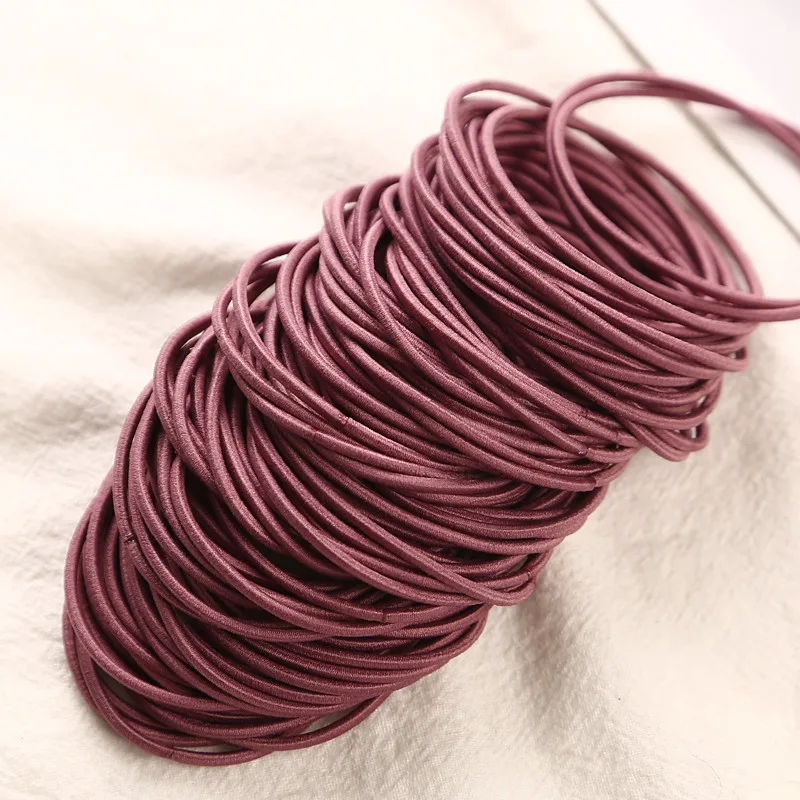 2018-New-Fashion-100pcs-lot-5CM-Size-Thin-Elastic-Rubber-Bands-Korean-Style-Basic-Girl-Women (5)