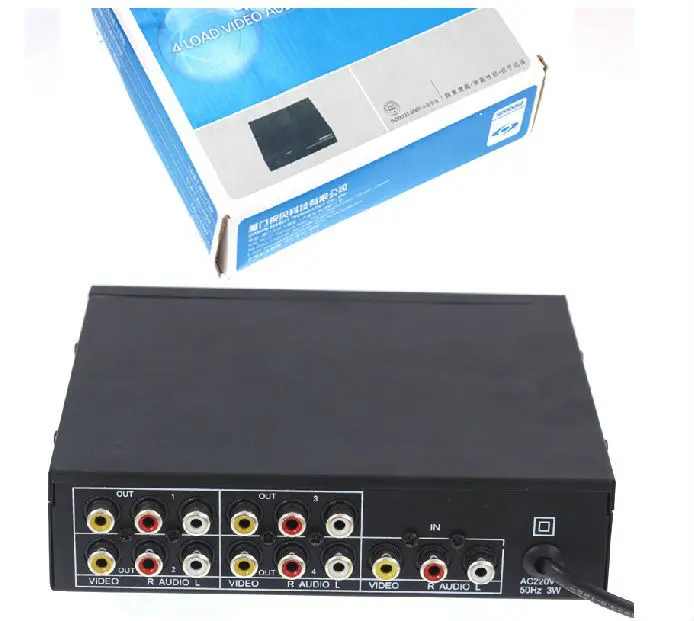 REARMASTER 4 Channel Car Video Splitter Amplifier for Car Overhead video 1 RCA in 4 RCA out Linghui Industrial Co Ltd RMSP4 REARMASTER 4 Channel Car Video Splitter Amplifier for Car Overhead video 1 RCA in 4 RCA out Linghui Industrial Co Ltd RMSP4