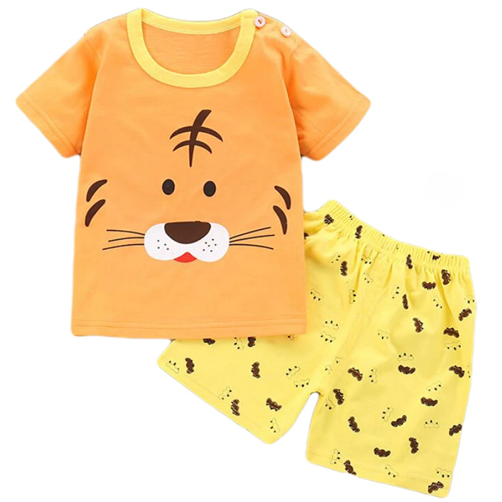 Baby boy summer Clothes Set Outfit T-shirt Dress Children's Clothing Toddler Baby Shorts Set Summer Suit for boys 1 2 3 Years