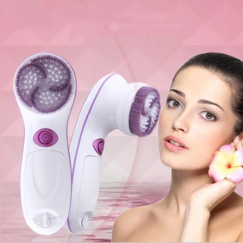 

New 5 in 1 Multi-function Face Care Wash Brush Electric Rotary Face Instrument Deep Cleansing Brush