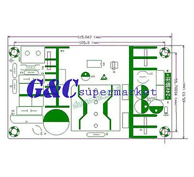 AC 100-240V К DC 24V 9A источник питания AC-DC переключатель модуль питания