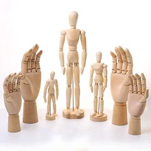 Деревянная кукольная Кукла Детская шарнирная игрушка подвижная ручная фигурка деревянная кукла гибкая модель подвижный человек художник Маленькая деревянная шарнирная кукла