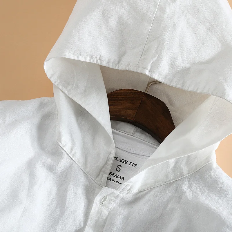 2019 New Linen Jacket Men Thin Leisure Jacket Hooded Shirt Men Jackets Casual Streetwear Breath Mens jacket Nature linen Shirts 2019 New Linen Jacket Men Thin Leisure Jacket Hooded Shirt Men Jackets Casual Streetwear Breath Mens jacket Nature linen Shirts