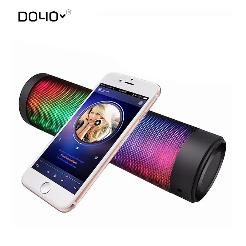 ДОЕ DC 5 В USB Surround Стерео Bluetooth Спикер случае Портативный Аккумуляторная