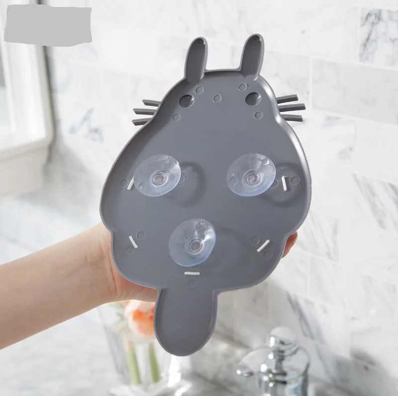Cute Totoro ванная комната держатель для ключей кухонный крючок 3 Вакуумные присоски