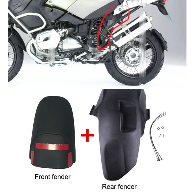 Переднее и заднее Брызговики для BMW R1200GS Adventure 2005 2013 с масляным охлаждением|fender