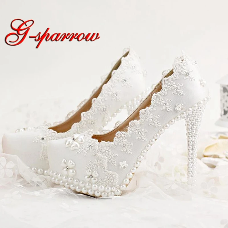 white bridesmaid shoes