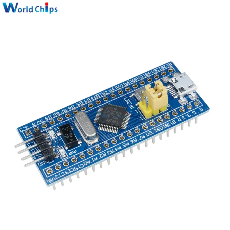 STM32F103C8T6 ARM STM32 Cortex-M3 минимальная система макетная плата модуль ST-Link V2 Mini STM8 симулятор скачать программист DIY - Цвет: STM32F103C8T6 blue