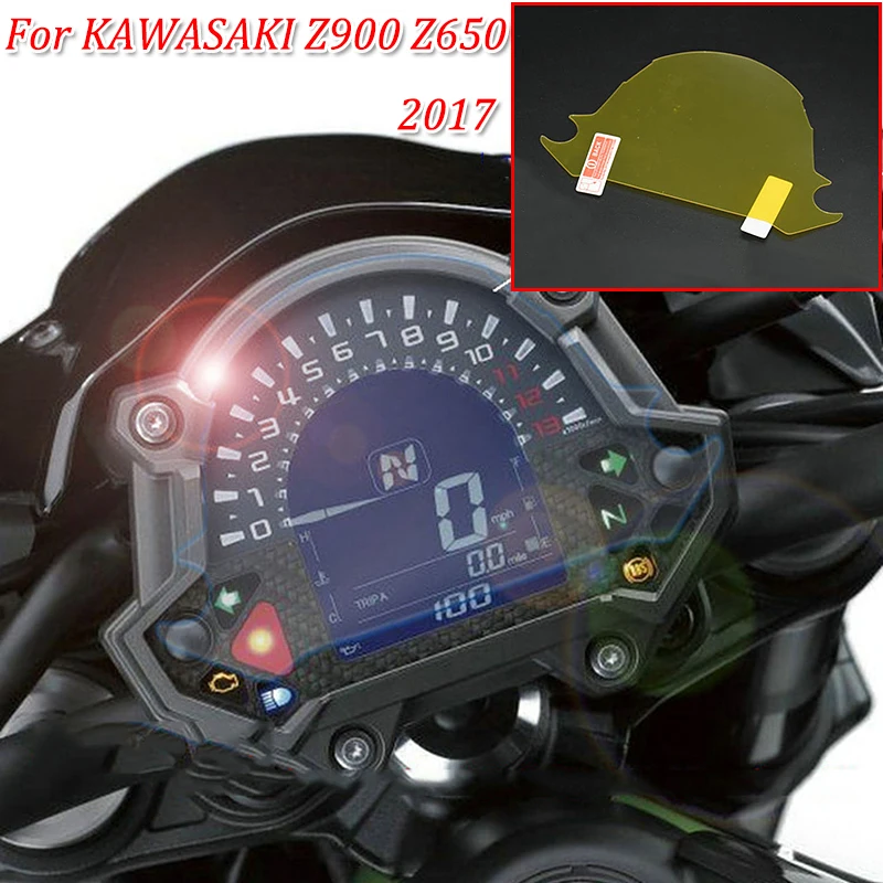 Защитная пленка против царапин для приборной панели Z900 Z650 moto Cluster TPU Blu-Ray KAWASAKI 2017 |