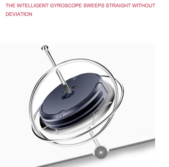 5.The intelligent gyroscope sweeps straight without deviation