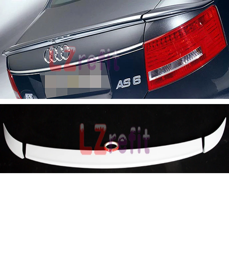 

UNPAINTED RS6 TYPE 3PCS TRUNK BOOT LIP SPOILER FOR AUDI A6 C6 2007-2011