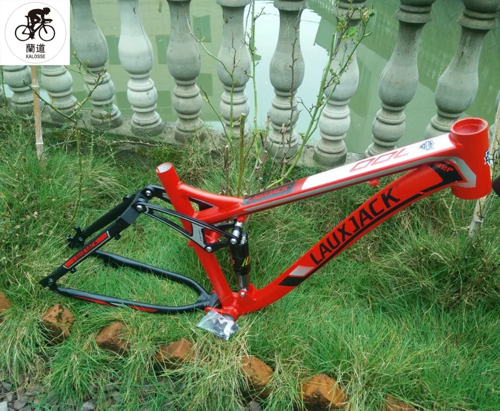 Top Kalosse Soft-tail  26inch mountain  bike    frame   alloy  bicycle  frame   with rear suspension 1