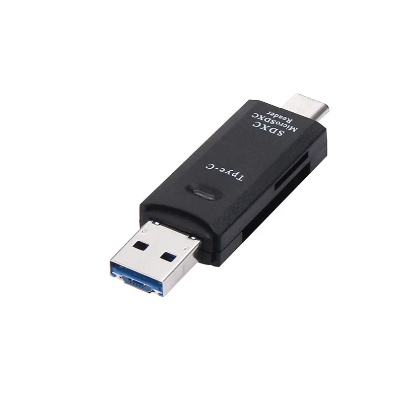 USB 2.0/Micro USB адаптер SD/Micro SD Card Reader для смартфонов/pc A7