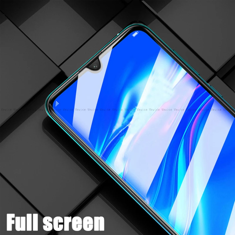 Полное покрытие из закаленного стекла для Huawei Y6 Y7 Pro Y9 2019 Защитная пленка Y5 Prime