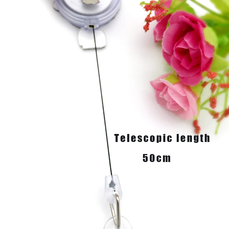 Nurse Retractable Badge Reel Pull ID Card Badge Holder Belt Clip Hospital School Office for Man and Woman (1)