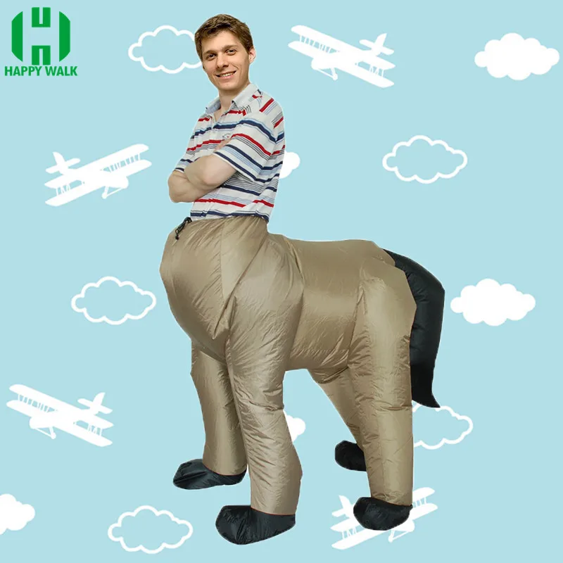 Новые надувные костюмы Purim Centaur Horse для мужчин взрослых на хэллоуин аниме