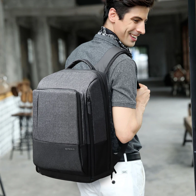 

Super large capacity Backpacks Men boys School travel meal box bags USB Charging multi pockets business commuting laptop bags