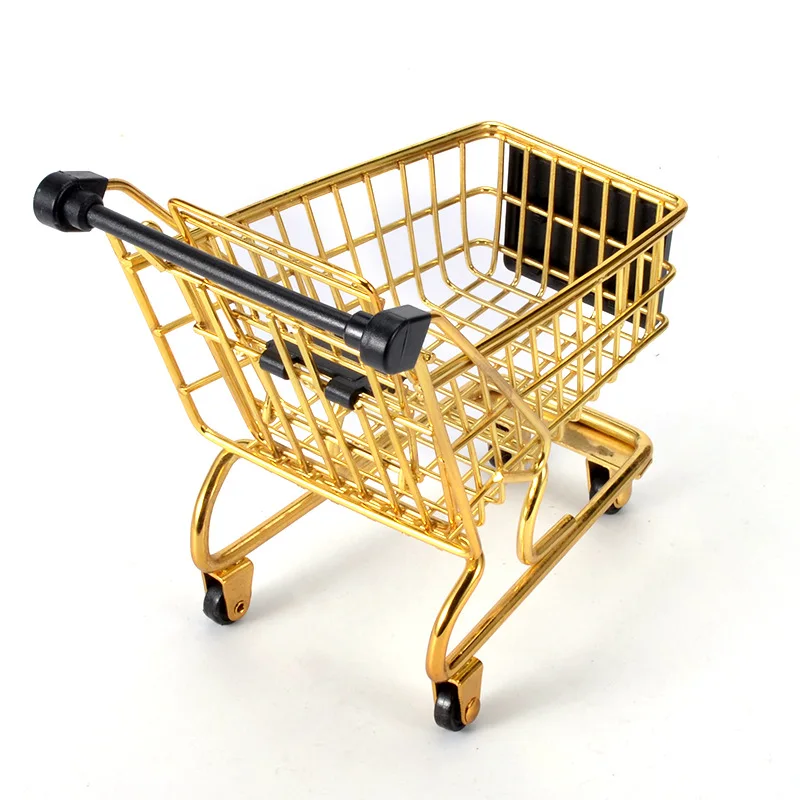 Buy Creative Shopping Cart Storage Basket Mini