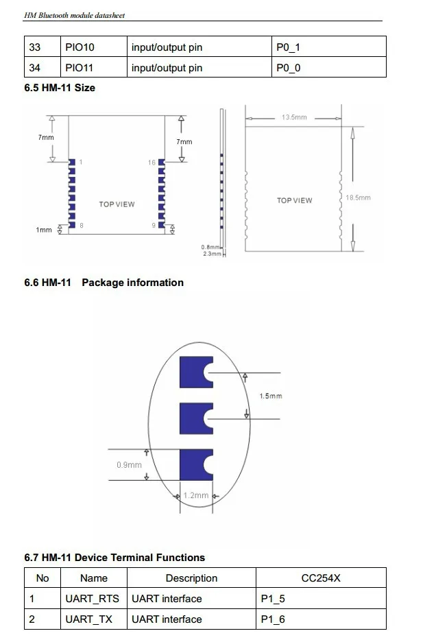 HM-11 INFO