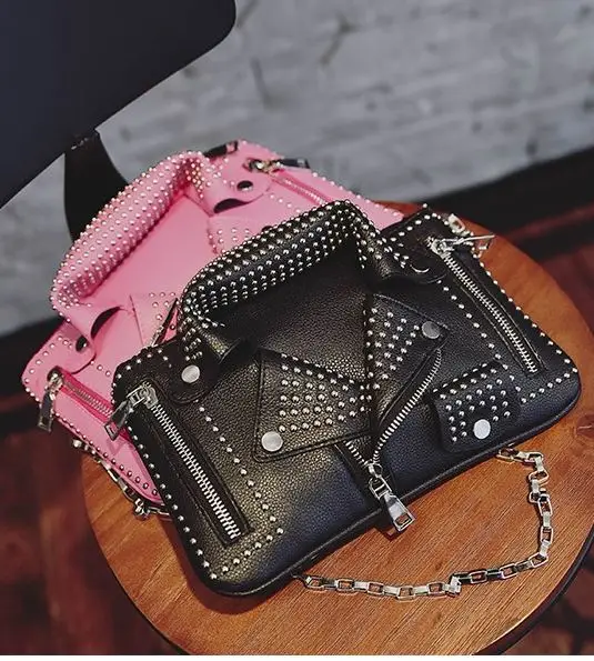 

Hot Brand Women sling bags Designer Motorcycle Bags Women Clothing Shoulder Jacket Bags Messenger Bag in PU Leather materials